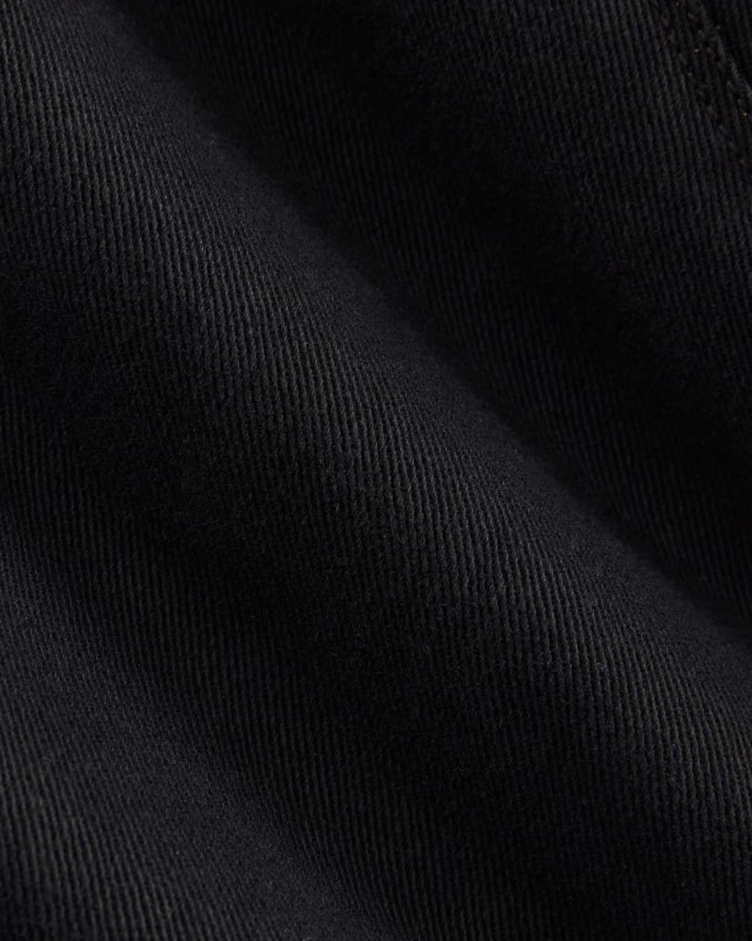 Black Utility Field Jacket — Women's Oversized Cotton Outerwear (2)